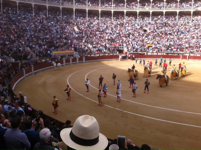 La minute de silence à Las Ventas